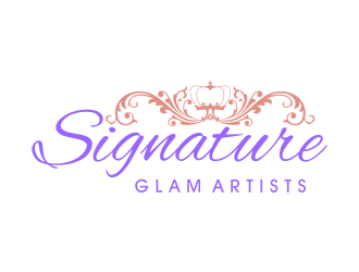 Signature Glam Artists logo design by IrvanB