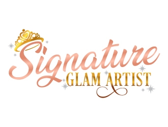 Signature Glam Artists logo design by jaize