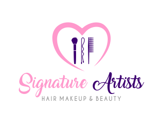 Signature Glam Artists logo design by done