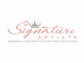 Signature Glam Artists logo design by RIANW