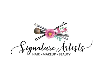 Signature Glam Artists logo design by ingepro
