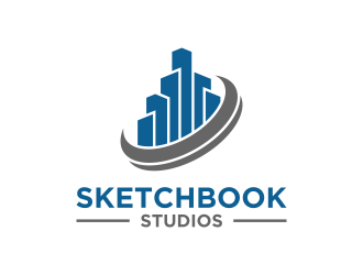 Sketchbook Studios logo design by BlessedArt