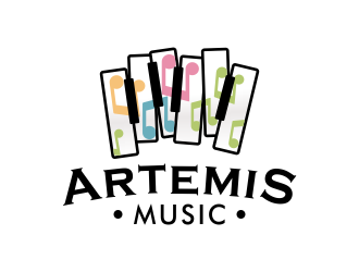 Artemis Music logo design by mikael