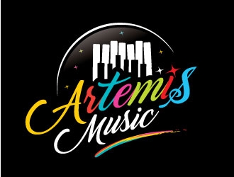 Artemis Music logo design by REDCROW