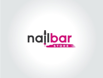 Nailbar Store logo design by emberdezign