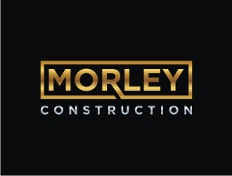 Morley Construction  logo design by bricton