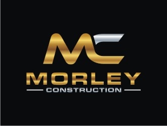 Morley Construction  logo design by bricton