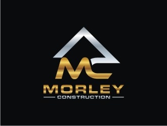 Morley Construction  logo design by bricton