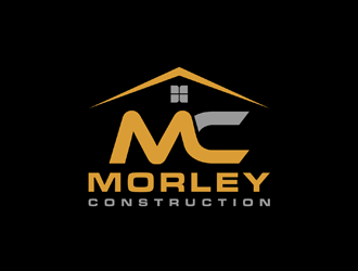 Morley Construction  logo design by johana