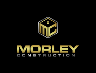 Morley Construction  logo design by oke2angconcept