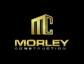 Morley Construction  logo design by oke2angconcept