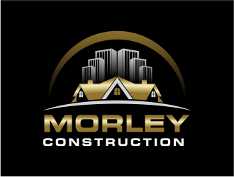 Morley Construction  logo design by Girly