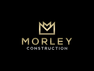 Morley Construction  logo design by rifted