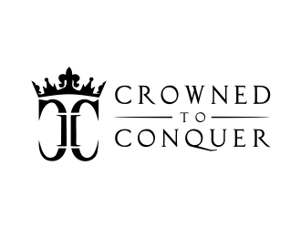 Crowned to Conquer logo design by afra_art