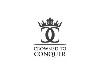 Crowned to Conquer logo design by Gaze
