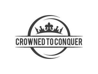 Crowned to Conquer logo design by Gaze