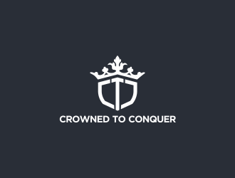 Crowned to Conquer logo design by ammad