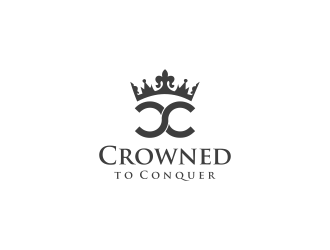 Crowned to Conquer logo design by kaylee