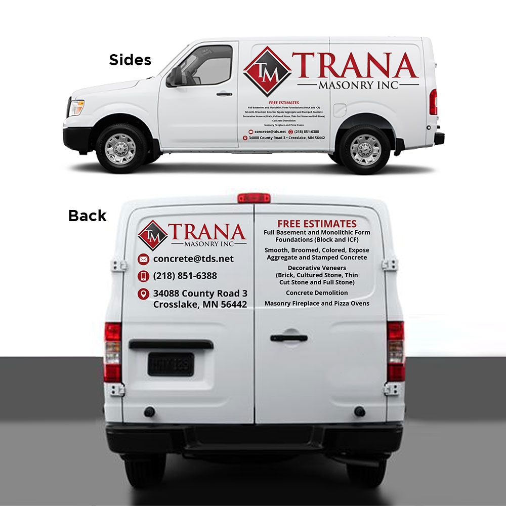 Trana Masonry Inc. logo design by blackhood