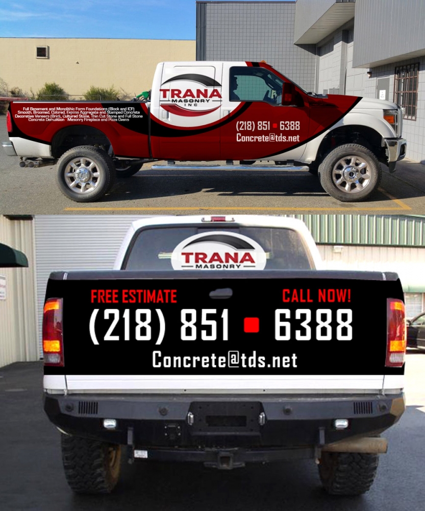Trana Masonry Inc. logo design by scriotx