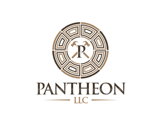 Pantheon LLC logo design by breaded_ham