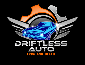 Driftless Auto Trim and Detail logo design by bosbejo