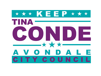 Keep Tina Conde Avondale City Council logo design by coco