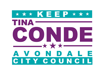Keep Tina Conde Avondale City Council logo design by coco