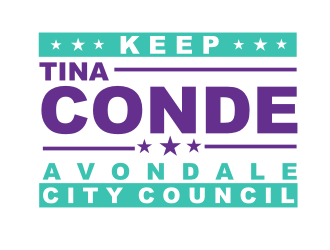 Keep Tina Conde Avondale City Council logo design by coco