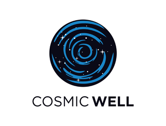 Cosmic Well logo design by logolady