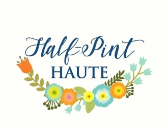 Half-Pint Haute logo design by Radovan