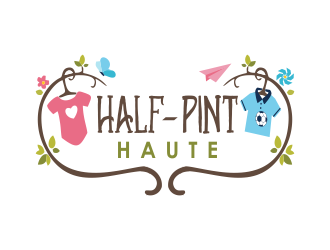 Half-Pint Haute logo design by yaya2a