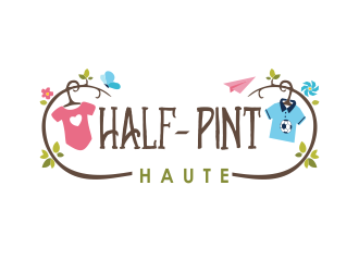 Half-Pint Haute logo design by yaya2a