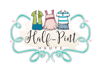 Half-Pint Haute logo design by coco