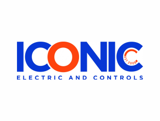 Iconic Electric and Controls logo design by stark