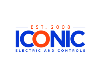 Iconic Electric and Controls logo design by Panara