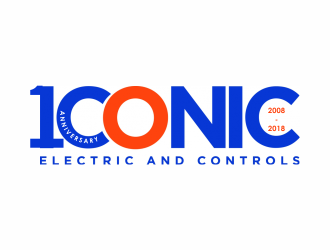Iconic Electric and Controls logo design by stark