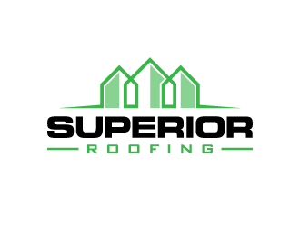 Superior Roofing logo design by pencilhand