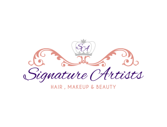 Signature Glam Artists logo design by IrvanB