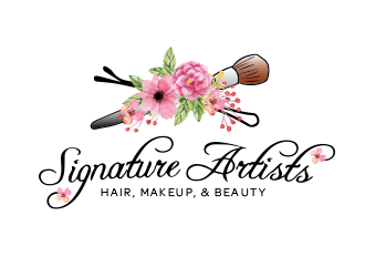 Signature Glam Artists logo design by BeDesign