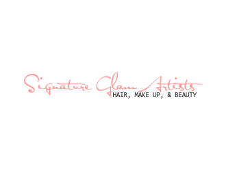 Signature Glam Artists logo design by stark