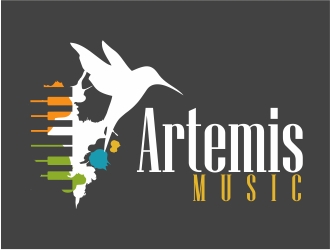 Artemis Music logo design by nikkiblue