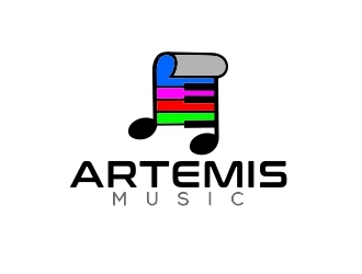 Artemis Music logo design by b3no