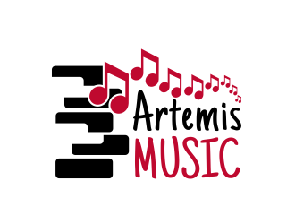 Artemis Music logo design by done