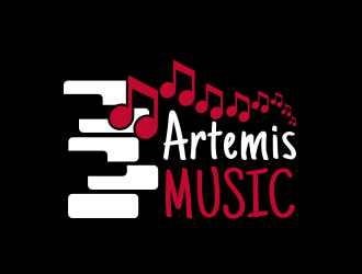 Artemis Music logo design by done