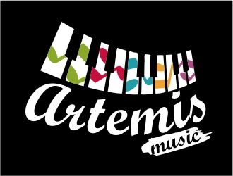 Artemis Music logo design by nikkiblue