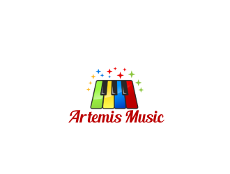 Artemis Music logo design by kanal