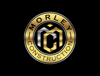 Morley Construction  logo design by pakNton