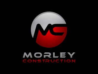 Morley Construction  logo design by BlessedArt