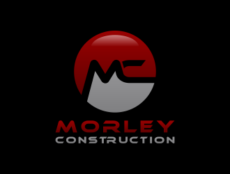 Morley Construction  logo design by BlessedArt
